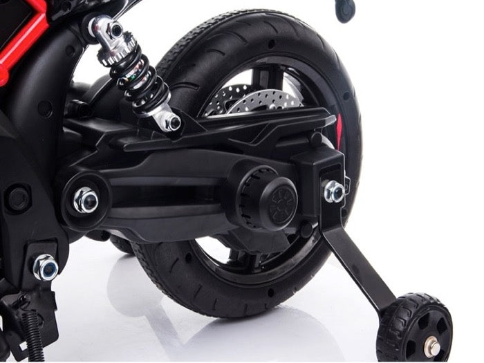 Aprilia Tuono - Elektrisk barnmotorcykel svart