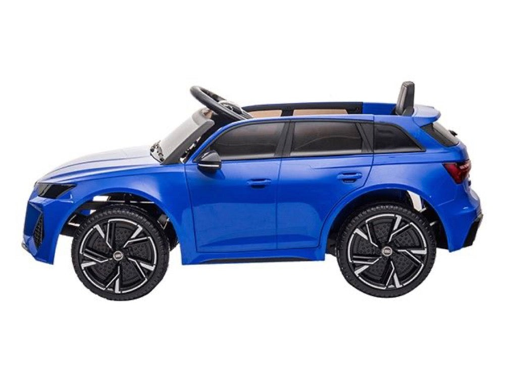 Audi RS6 - Elektrisk barnbil blå