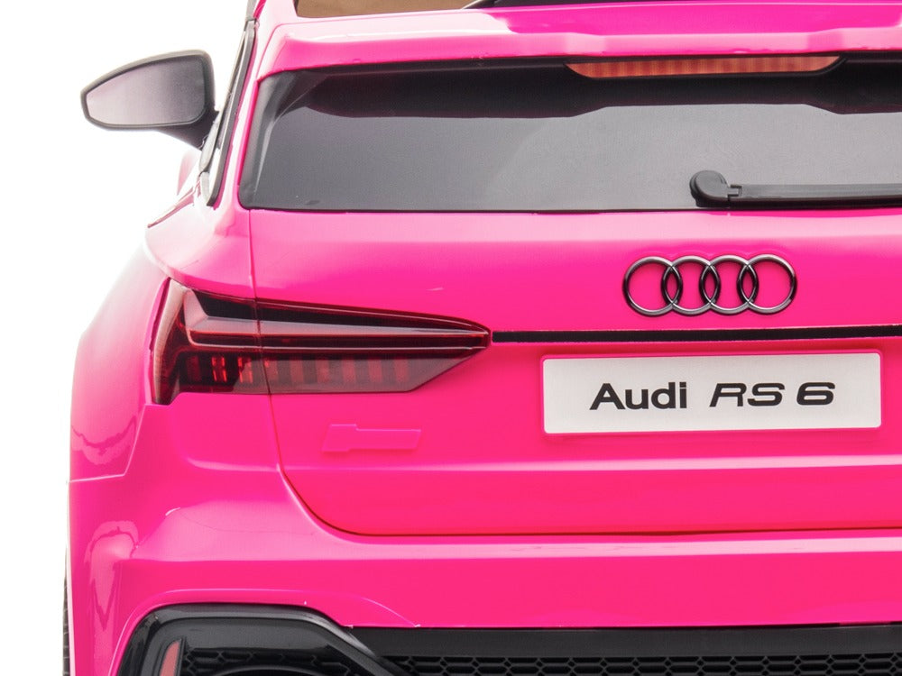 Audi RS6 - Elbarnbil rosa