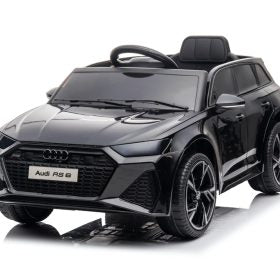 Audi RS6 - Elektrische kinderauto zwart