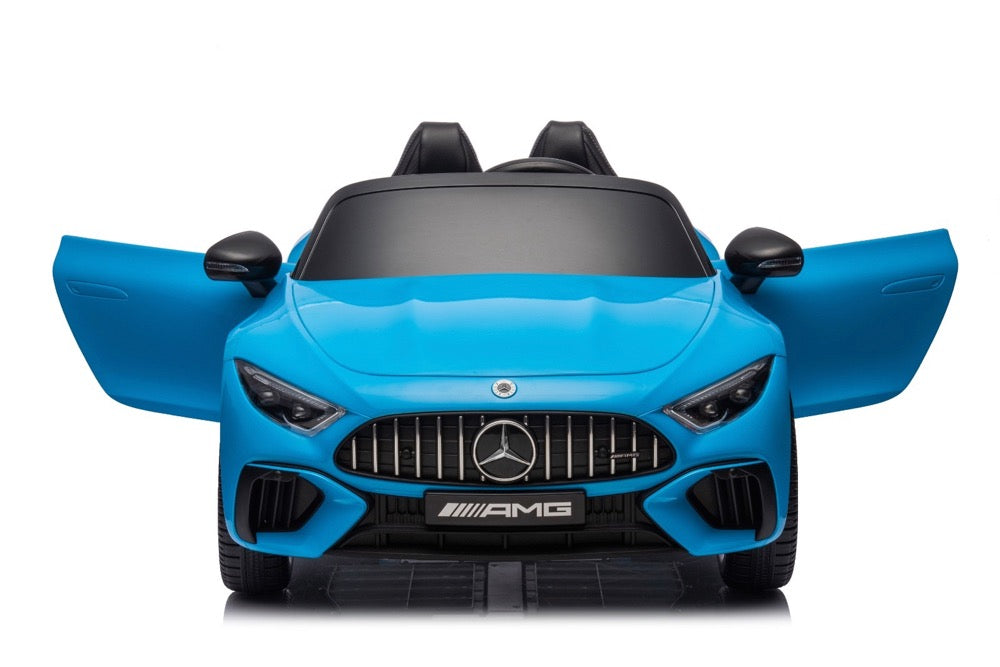 Mercedes-Benz SL63 AMG babyblauw - Elektrische kinderauto