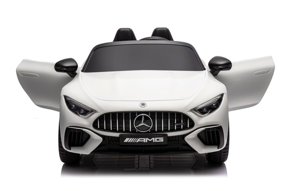 Mercedes-Benz SL63 AMG wit - Elektrische kinderauto