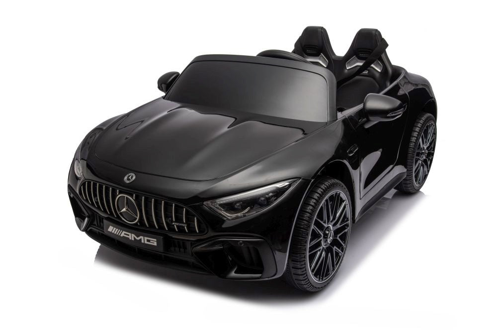 Mercedes-Benz SL63 AMG zwart - Elektrische kinderauto