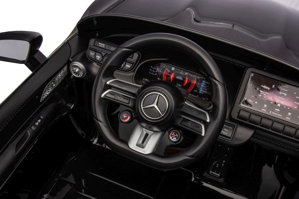 Mercedes-Benz SL63 AMG zwart - Elektrische kinderauto