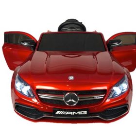 Mercedes-Benz C63 AMG - Elektrisk barnbil röd