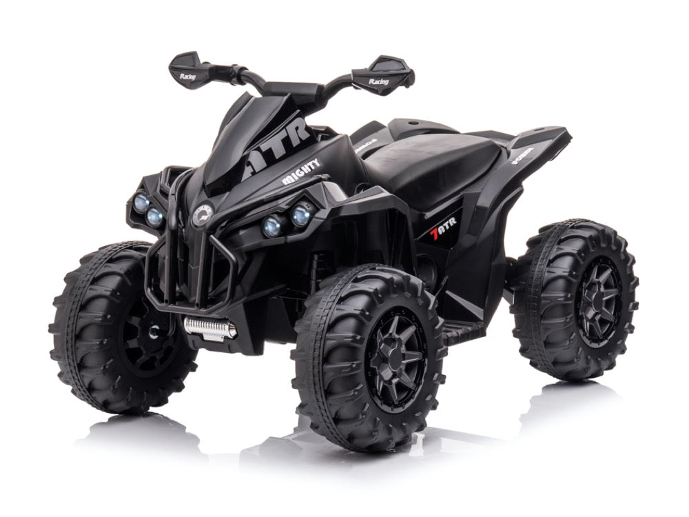ATV Quad - Elektrisk fyrhjuling för barn svart