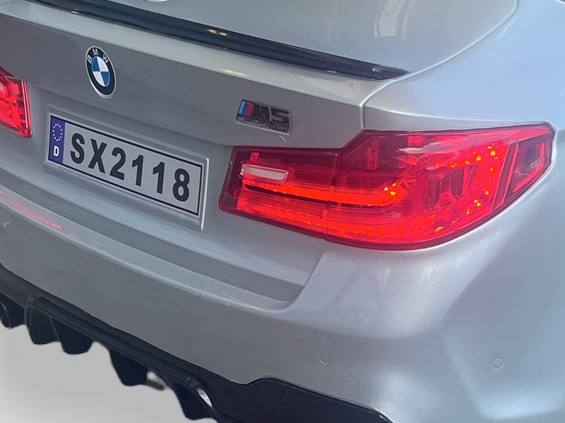 BMW M5 Elektrische kinderauto wit
