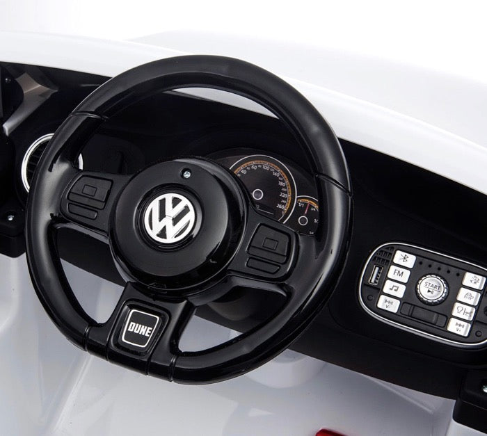 Volkswagen Beetle - Electric kid car white