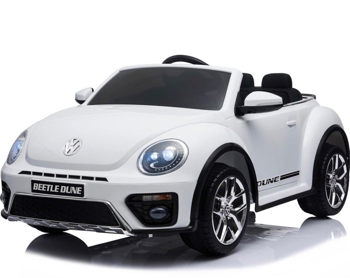 Volkswagen Beetle - Electric kid car white